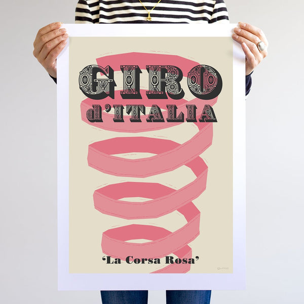 Giro d'Italia print, unframed, A2